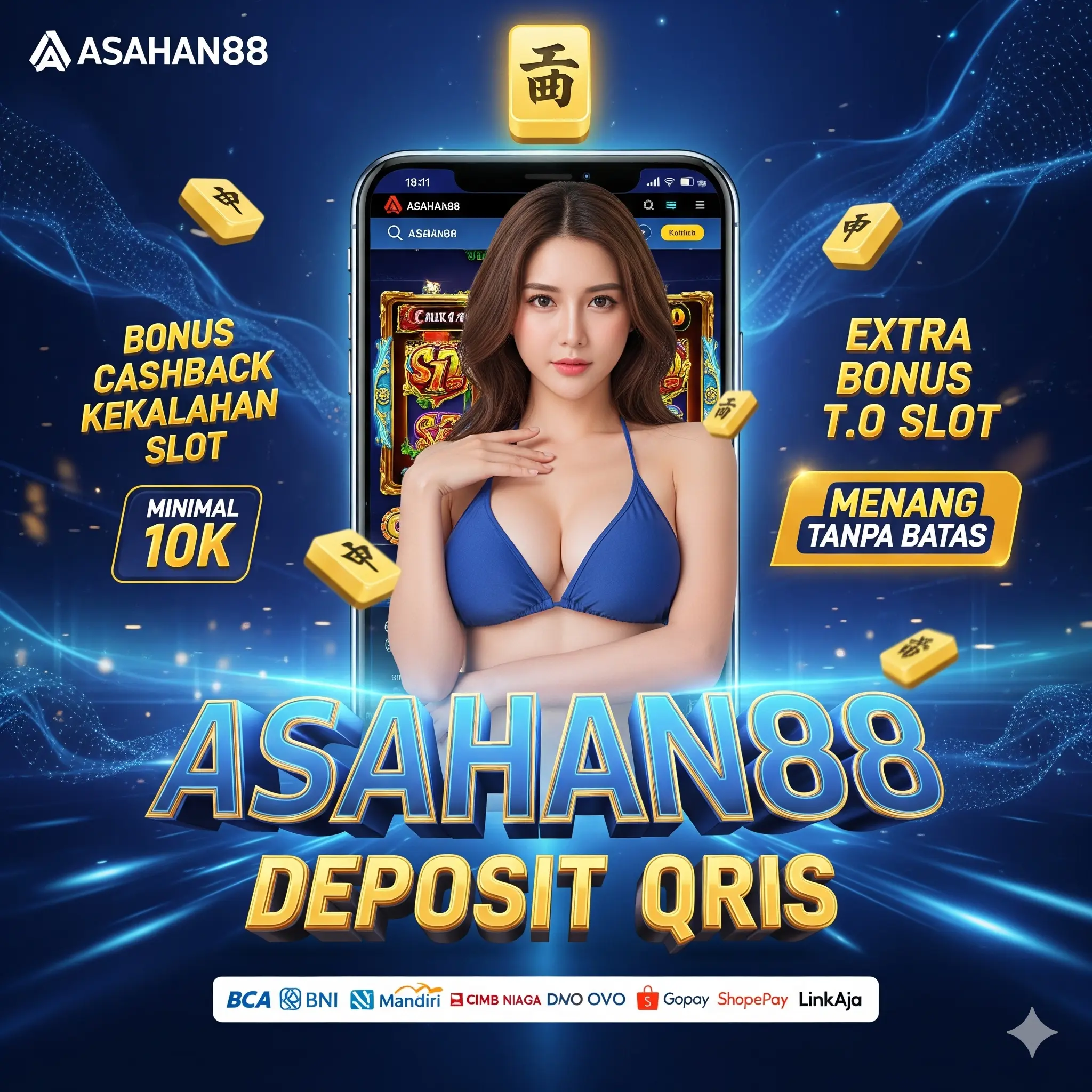 Asahan88 : Link Slot Deposit Qris Slot Gacor Min 10k Tanpa Potongan